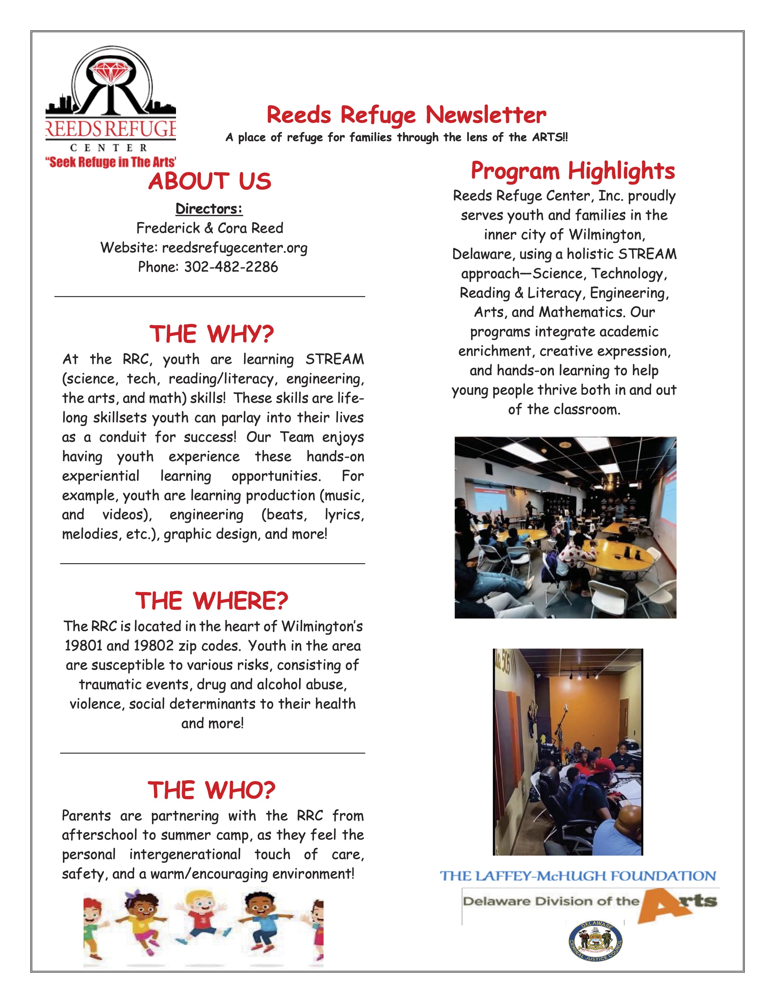Reed's Refuge Newsletter