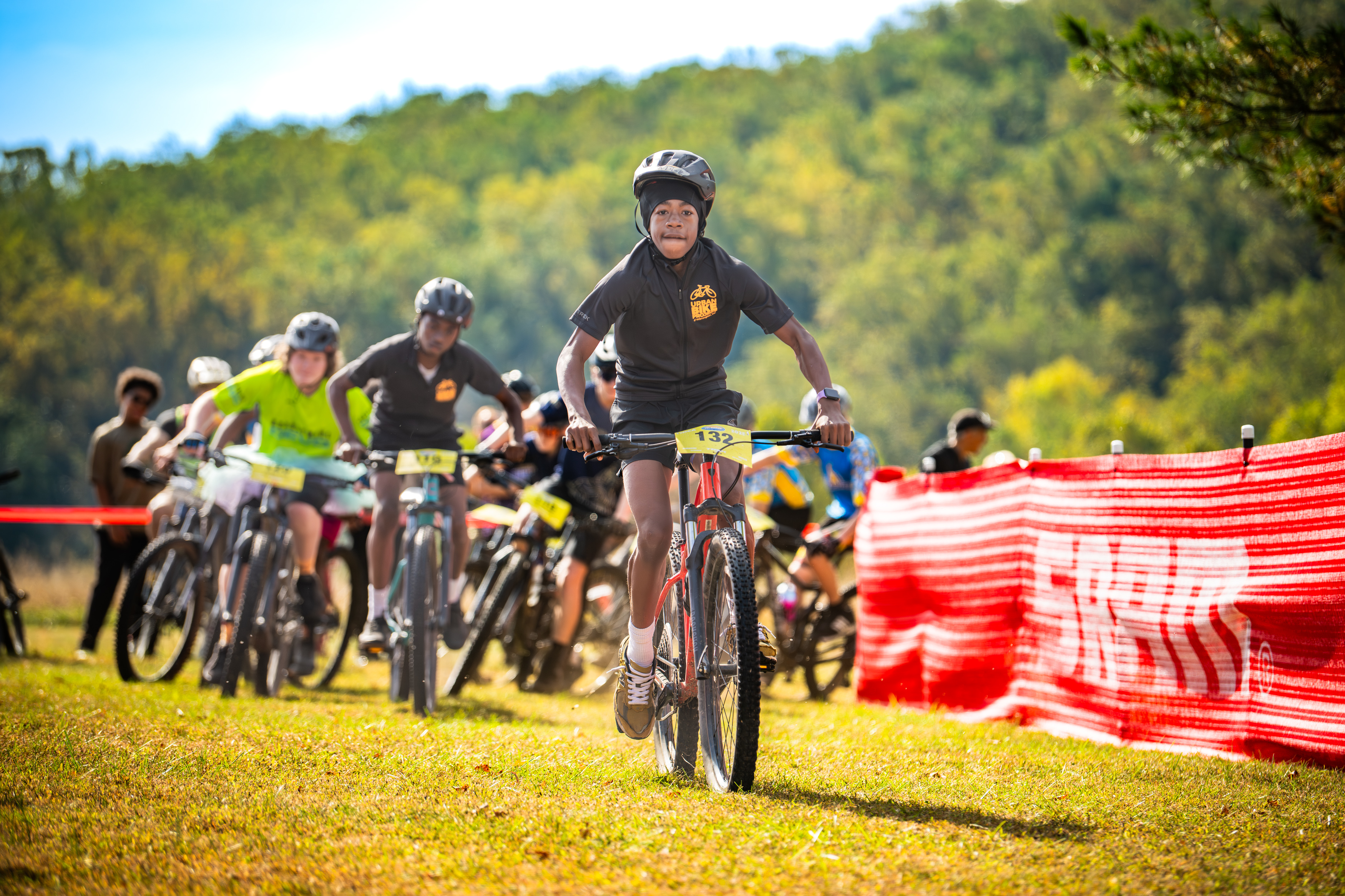 teens competing in cycling competitions