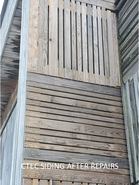 example photo of newly installed siding.
