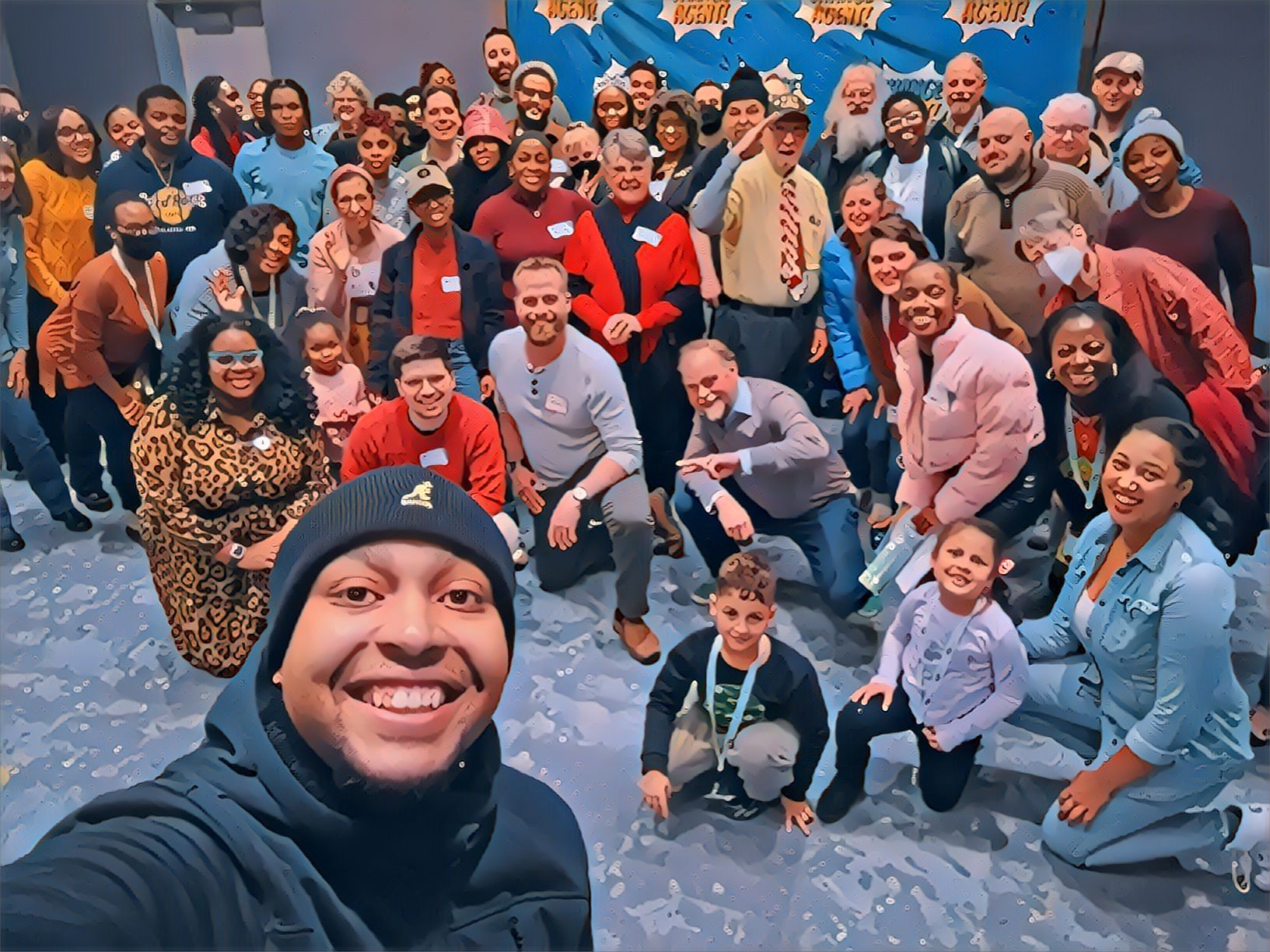 participants posing in a photo following a workshop