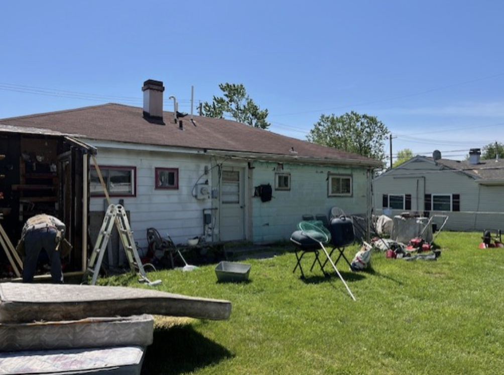 people working on a new house