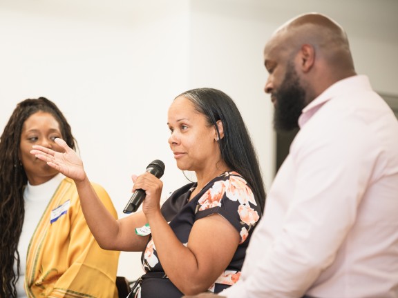 participants speaking on a panel.