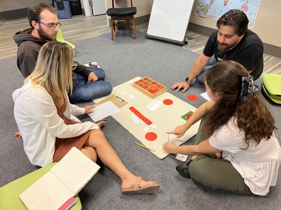 instructors preparing for school course planning.
