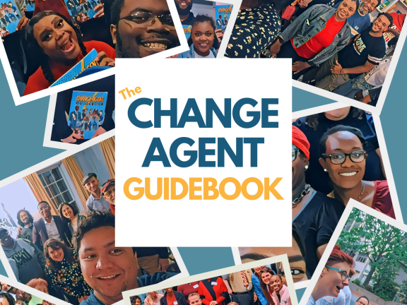 a photo of a workbook for a non-profit