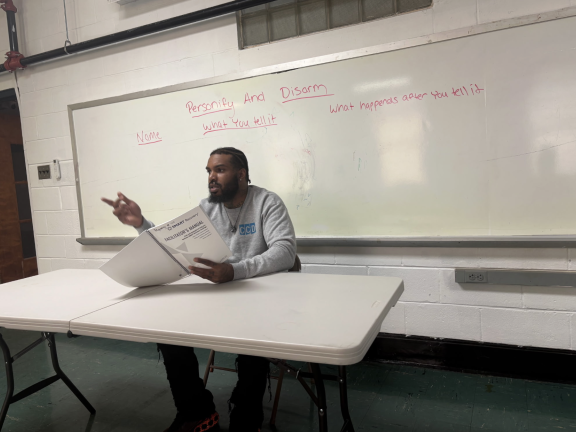 a group facilitator leading a workshop