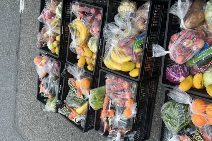 produce food packaged for a distribution.